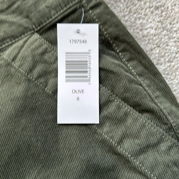 Weatherproof Vintage Ladies' Wide Leg Corduroy Pants, Olive 8,NWT - Picture 7 of 9